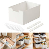 Maxbell 2xPull Out Cabinet Organizer Pull Out Drawers for Living Room Kitchen Cupboard 31.5cmx21.5cmx15cm
