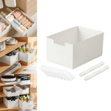 Maxbell 2xPull Out Cabinet Organizer Pull Out Drawers for Living Room Kitchen Cupboard 31.5cmx21.5cmx15cm