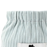 Maxbell Small Makeup Bag Tiny Pouch Wallet Casual Corduroy Elastic Hair Tie Organizer Blue
