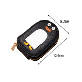 Maxbell 2xCredit Card Holder Purse Change Pouch for Dating Travel Valentines Day Gifts Black