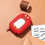 Maxbell 5xCredit Card Holder Purse Change Pouch for Dating Travel Valentines Day Gifts Red