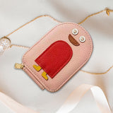 Maxbell 3xCredit Card Holder Purse Change Pouch for Dating Travel Valentines Day Gifts Pink