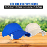 Maxbell 5xHat Brim Shaper Convenient Flat Brim Ball Caps Curved Brim Tool Curve Shaper Black