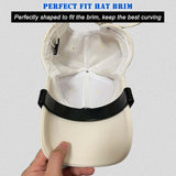 Maxbell 3xHat Brim Shaper Convenient Flat Brim Ball Caps Curved Brim Tool Curve Shaper Black