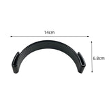 Maxbell 5xHat Brim Shaper Convenient Flat Brim Ball Caps Curved Brim Tool Curve Shaper Black