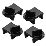 Maxbell 4 Pieces Sliding Window Lock Lock Window Stopper for Bedroom Patio Home Black