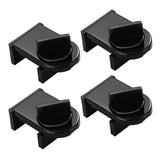 Maxbell 4 Pieces Sliding Window Lock Lock Window Stopper for Bedroom Patio Home Black
