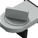 Maxbell 4 Pieces Sliding Window Lock Lock Window Stopper for Bedroom Patio Home Argent