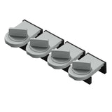 Maxbell 4 Pieces Sliding Window Lock Lock Window Stopper for Bedroom Patio Home Argent