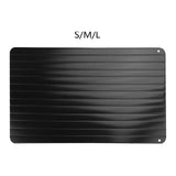 Maxbell Quick Defrosting Tray Nonstick Defrost Plate for Vegetable Frozen Meat Fruit 23cmx16.5cm