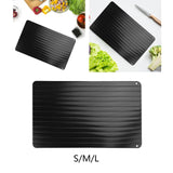 Maxbell Quick Defrosting Tray Nonstick Defrost Plate for Vegetable Frozen Meat Fruit 23cmx16.5cm