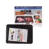 Maxbell Quick Defrosting Tray Nonstick Defrost Plate for Vegetable Frozen Meat Fruit 23cmx16.5cm