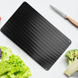 Maxbell Quick Defrosting Tray Nonstick Defrost Plate for Vegetable Frozen Meat Fruit 23cmx16.5cm