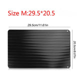 Maxbell Quick Defrosting Tray Nonstick Defrost Plate for Vegetable Frozen Meat Fruit 29.5cmx20.8cm