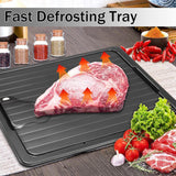 Maxbell Quick Defrosting Tray Nonstick Defrost Plate for Vegetable Frozen Meat Fruit 29.5cmx20.8cm