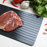 Maxbell Quick Defrosting Tray Nonstick Defrost Plate for Vegetable Frozen Meat Fruit 35.5cmx20.5cm