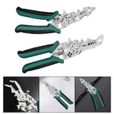 Maxbell Wire Stripper Tool Multipurpose Crimper Tool for Pressing Splitting Crimping Elbow