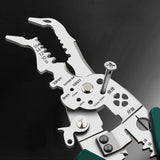 Maxbell Wire Stripper Tool Multipurpose Crimper Tool for Pressing Splitting Crimping Elbow