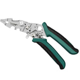 Maxbell Wire Stripper Tool Multipurpose Crimper Tool for Pressing Splitting Crimping Elbow