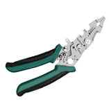 Maxbell Wire Stripper Tool Multipurpose Crimper Tool for Pressing Splitting Crimping Elbow