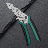 Maxbell Wire Stripper Tool Multipurpose Crimper Tool for Pressing Splitting Crimping Elbow