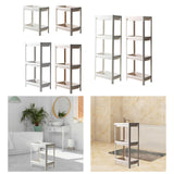 Maxbell Kitchen Storage Rack Fruit and Vegetable Shelf for Living Room Office Pantry White 2 Tier