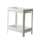 Maxbell Kitchen Storage Rack Fruit and Vegetable Shelf for Living Room Office Pantry White 2 Tier