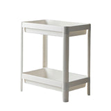 Maxbell Kitchen Storage Rack Fruit and Vegetable Shelf for Living Room Office Pantry White 2 Tier