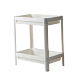 Maxbell Kitchen Storage Rack Fruit and Vegetable Shelf for Living Room Office Pantry White 2 Tier