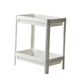 Maxbell Kitchen Storage Rack Fruit and Vegetable Shelf for Living Room Office Pantry White 2 Tier