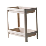 Maxbell Kitchen Storage Rack Fruit and Vegetable Shelf for Living Room Office Pantry Apricot 2 Tier