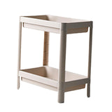 Maxbell Kitchen Storage Rack Fruit and Vegetable Shelf for Living Room Office Pantry Apricot 2 Tier