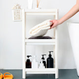 Maxbell Kitchen Storage Rack Fruit and Vegetable Shelf for Living Room Office Pantry White 3 Tier