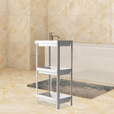 Maxbell Kitchen Storage Rack Fruit and Vegetable Shelf for Living Room Office Pantry White 3 Tier