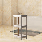 Maxbell Kitchen Storage Rack Fruit and Vegetable Shelf for Living Room Office Pantry Apricot 3 Tier