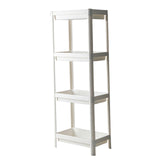 Maxbell Kitchen Storage Rack Fruit and Vegetable Shelf for Living Room Office Pantry White 4 Tier