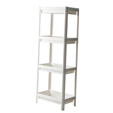 Maxbell Kitchen Storage Rack Fruit and Vegetable Shelf for Living Room Office Pantry White 4 Tier