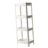 Maxbell Kitchen Storage Rack Fruit and Vegetable Shelf for Living Room Office Pantry White 4 Tier