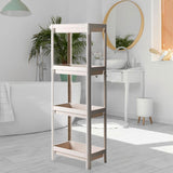 Maxbell Kitchen Storage Rack Fruit and Vegetable Shelf for Living Room Office Pantry Apricot 4 Tier