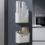 Maxbell Wall Mounted Organizer Box No Drill Durable Heavy Duty Storage Organizer Box