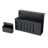 Maxbell Desk Side Storage with Pen Holder Desk Storage Holder Hanging Desk Organizer