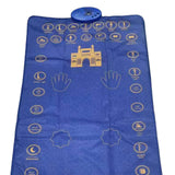 Maxbell Adult Electronic Interactive Worship Blanket Durable for Bedroom Gift Indoor Bright Blue