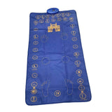 Maxbell Adult Electronic Interactive Worship Blanket Durable for Bedroom Gift Indoor Bright Blue