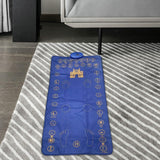 Maxbell Adult Electronic Interactive Worship Blanket Durable for Bedroom Gift Indoor Bright Blue