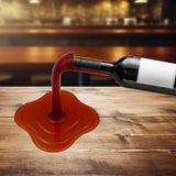 Maxbell Fun Spilled Bottle Holder Bottle Display Stand for Countertop Gift