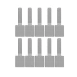 Maxbell 10x Reusable Cable Ties Cord Organizer for Data Centers Home Computer Cables Gray