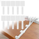 Maxbell 10x Reusable Cable Ties Cord Organizer for Data Centers Home Computer Cables White