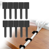 Maxbell 10x Reusable Cable Ties Cord Organizer for Data Centers Home Computer Cables Black