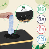 Maxbell Recycle Bin Rubbish Bin Trash Bin with Lid Trash Can for Kitchen Office Dorm