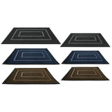 Maxbell Front Door Mat Living Room Nonslip Hotel Durable Front Porch Welcome Doormat 45cmx75cm Grey